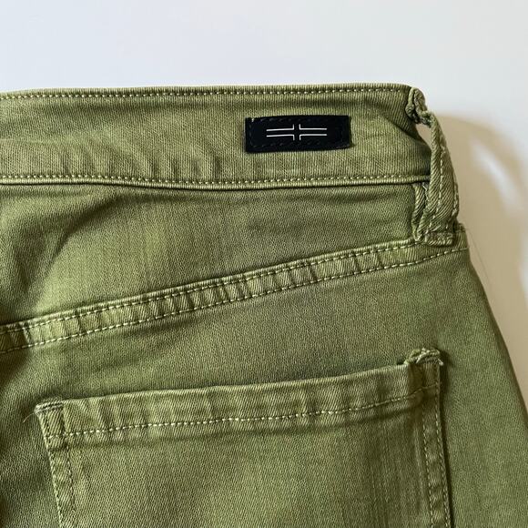Liverpool Kennedy Crop Straight Jeans Women's 6/28 in Eucalyptus Green $109 NWT - Picture 13 of 14